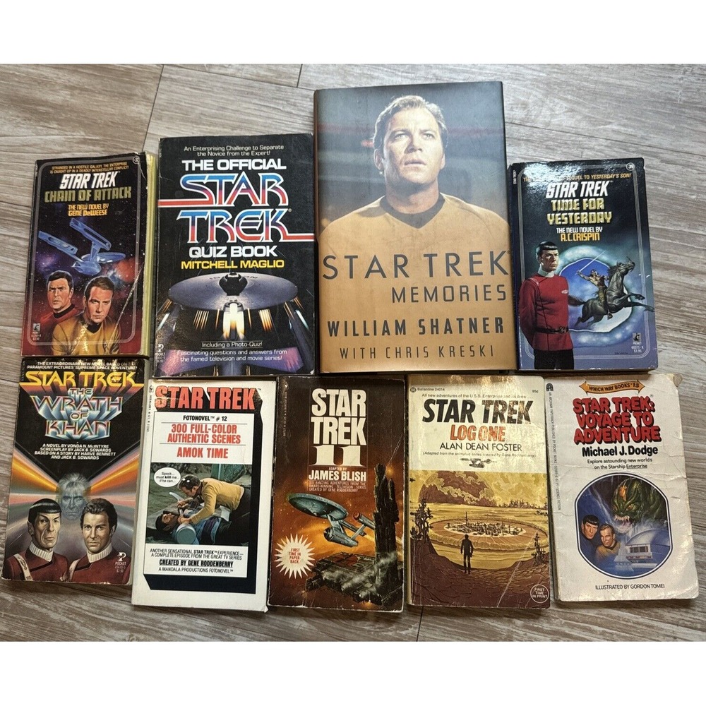 Lot of  9 Books. 8 Paperback (70s-80s) And 1 Hardback 1993. Acceptable‎